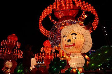 China Spring festival lantern show