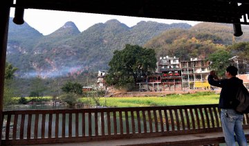 China Yunnan Bamei village scenery