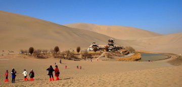 China Gansu Dunhuang tourism