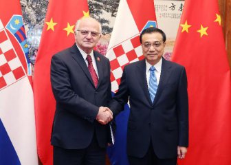 Premier Li meets Croatian parliament speaker