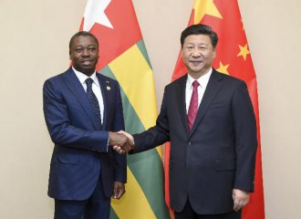 Chinese president vows to push ties with Togo to new heights