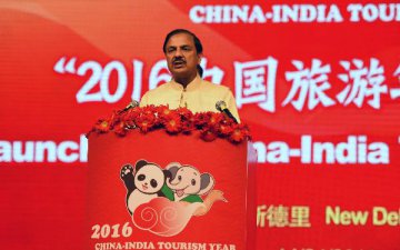 ＂Visit China Year＂ for Indian tourists kicked off in New Delhi