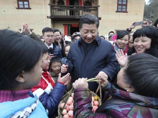 Xi highlights new development concepts in old revolutionary