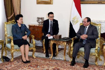 Chinese vice premier meets Egyptian leaders over further cooperation