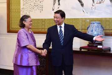 Chinese vice president meets Thai princess