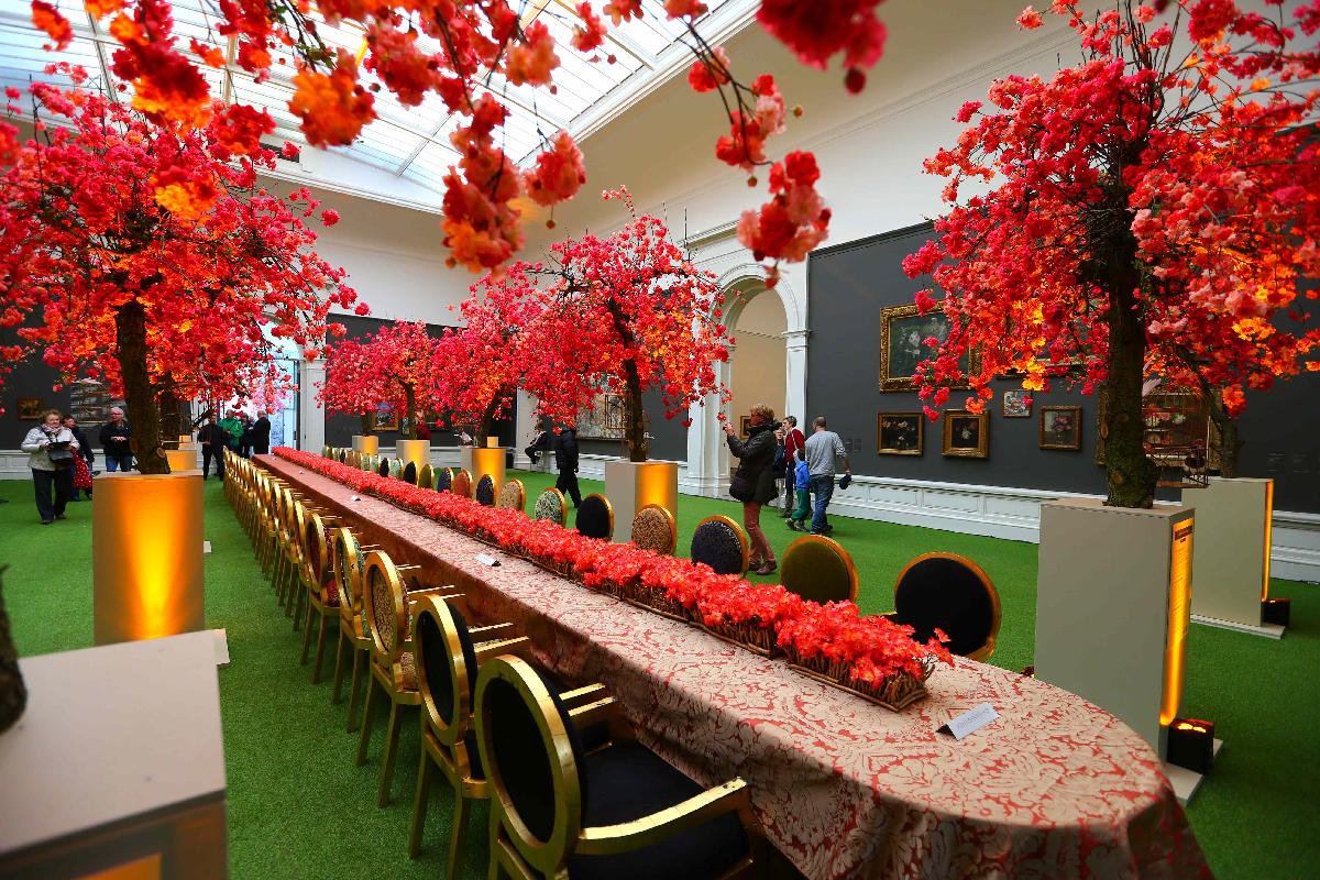 BelgiumGhentflower show_Xinhua Finance Agency