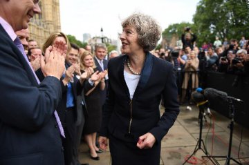 Theresa May becomes Conservative Party leader ＂with immediate effect＂