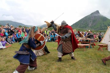 Norway-Leknes-Viking festival