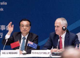 China, Australia agree to promote trade liberalization