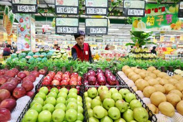 Chinas March inflation forecast at 0.8 pct