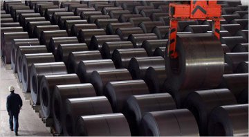 Chinas steel industry profits improve