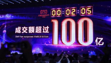 Chinas Singles Day sales hit 1.4 bln USD in first 2 minutes