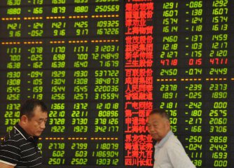 Chinese shares close lower Monday