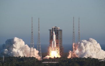 China launches new Long March-5B rocket for space station program