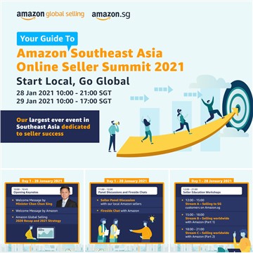Amazon to host first Southeast Asia Seller Summit for small and medium-sized businesses to Start Local, Go Global