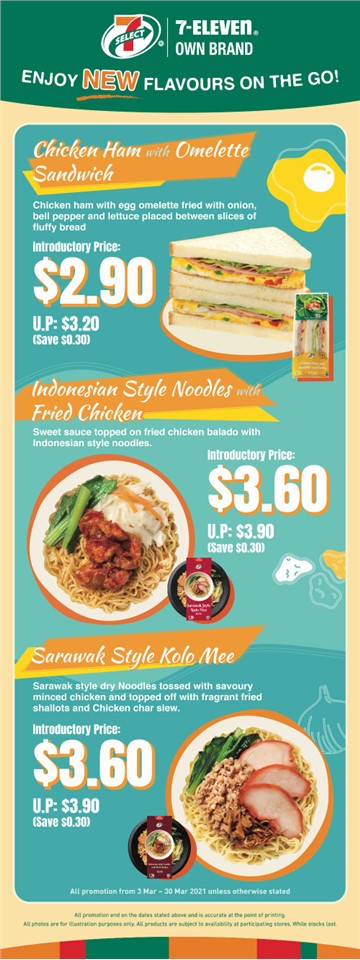 Taste the World with 7-Eleven’s Latest Additions to its Very Own 7-SELECT Ready-to-Eat Range. First Stop, Southeast Asia!