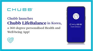 Chubb launches "Chubb LifeBalance" in Korea, a 360 degree personalised Health and Well-being App