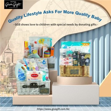 Quality lifestyle asks for more quality baby hampers - Give Gift Boutique helps children with special needs by supporting charitable activities