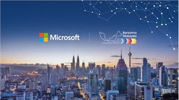 Microsoft announces plans to establish its first datacenter region in Malaysia as part of "Bersama Malaysia" initiative to support inclusive economic growth