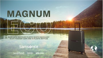 Samsonite Unveils Sustainable ‘Magnum Eco’ Luggage Collection