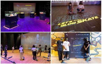 Youth Square’s ‘Let’s Glow Skate!’ exhibition attracted over a thousand participants to promote skateboarding culture with local skateboarding athletes