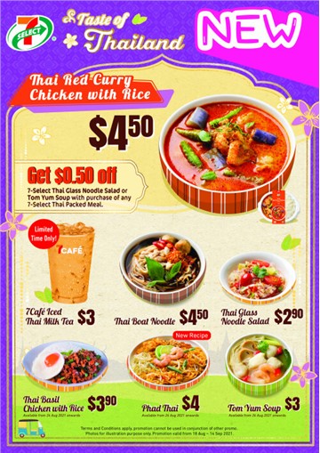 Grab a Taste of Thailand at 7-Eleven with an all-new line-up of tempting Thai dishes to go