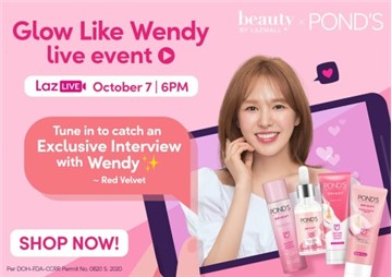 Glow Like Wendy This October with PONDS on Lazada!