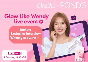 Check out PONDS Brand Day on Lazada to Glow like Wendy!