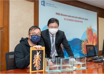 Hong Kong Baptist Universitys discovery of new coral and nudibranch species reflects Hong Kongs rich marine biodiversity