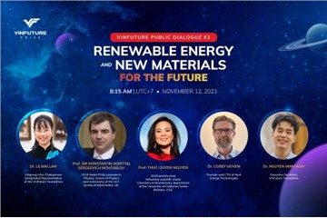 VinFuture foundation hosts public dialogue about "Renewable energy & new materials for the future" with Nobel-Winning professor
