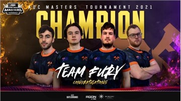 Australia’s FURY Takes Home Chicken Dinner at Regional Finals of AOC Masters Tournament 2021