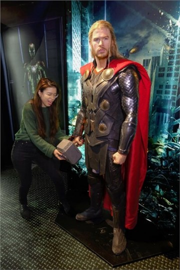 Thor lands at Madame Tussauds Singapore to celebrate the new Marvel 4D experience