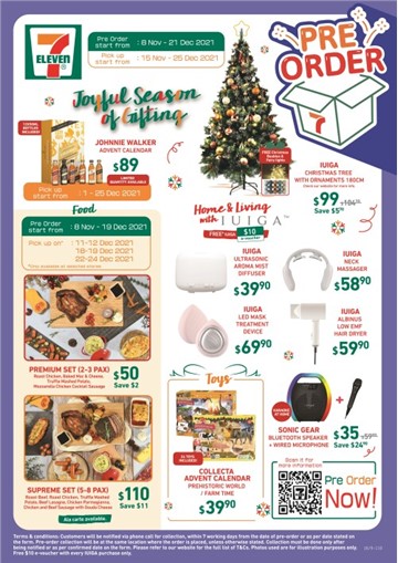 7-Eleven Launches New Christmas Pre-Order Selection of Festive Meals and Must-Have Gifts