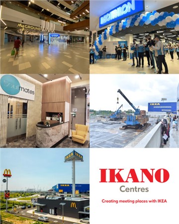 Ikano Centres continues with growth plans to its meeting place offers in Malaysia and Thailand