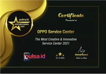 OPPO Indonesia won "The Most Creative & Innovative Service Center 2021" By Tabloid Pulsa