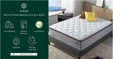 Zinus Offers All-Natural Foam Mattresses for a Better Night’s Sleep