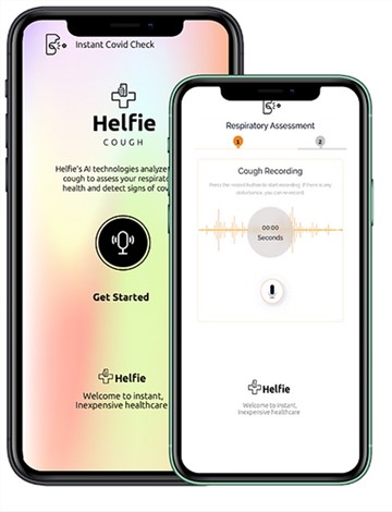Helfie.ai offers quick, easy, accurate screening for Covid-19 via smartphone