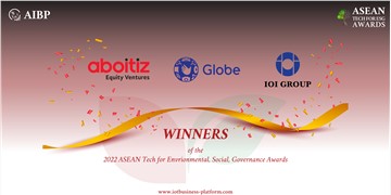 Aboitiz Equity Ventures, Globe Telecom and IOI Corporation Berhad Announced as Winners of the 2022 ASEAN Tech for ESG Awards