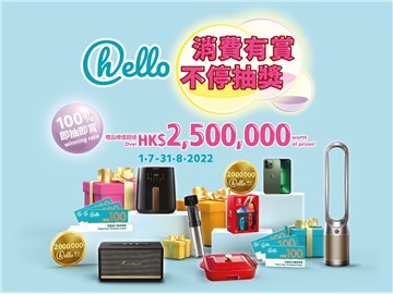 Hang Lung Properties Launches Cross-Mall Electronic "Summer Lucky Draw" Campaign, 100% winning rate, giveaway of 260,000 delightful prizes worth over HK$2.5 million