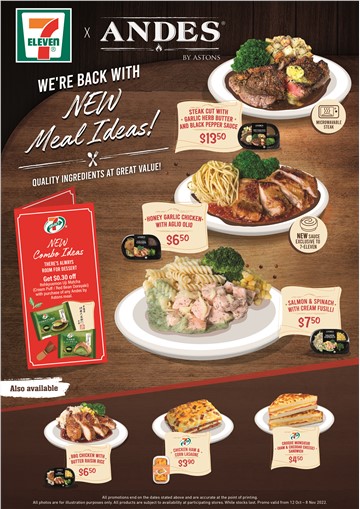 7-Eleven and Andes by Astons bring you more exciting new Ready-to-Eat meal ideas!
