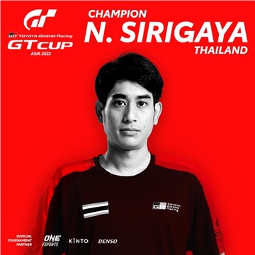 TOYOTA GAZOO Racing GT Cup ASIA 2022: Reigning Asia Champion Nathayos Sirigaya fends off strong contenders to retain his title