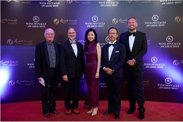 Winners of the Wine Pinnacle Awards 2022 recognised at Resorts World Sentosa