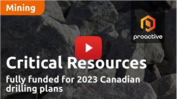 Critical Resources fully funded for 2023 Canadian drilling plans