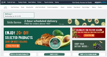 Amazon.sg teams up with Little Farms to launch close to 3,000 all-natural, healthy and delicious products on Fresh & Fast this Holiday Season
