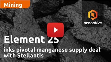 Element 25 inks pivotal manganese supply deal with Stellantis