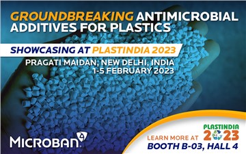 Microban International to Showcase Groundbreaking Technologies for Plastics at PLASTINDIA 2023