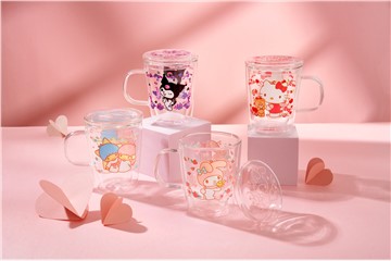 7-Eleven launches limited-edition collectible Sanrio characters "Love² Double Wall Glass Mugs"