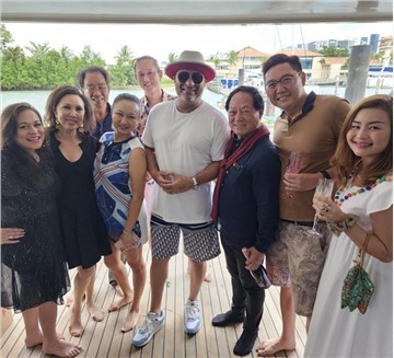 Star of the Sea Superyacht Hosts Stand-Up Comedian Russell Peters