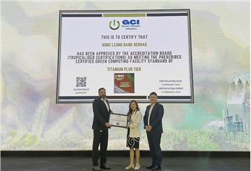 Hong Leong Bank’s New Data Center Receives Highest Green Certification in Malaysia from GCI