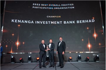 Kenanga Investment Bank Wins Seven Awards at the Bursa Excellence Awards 2022